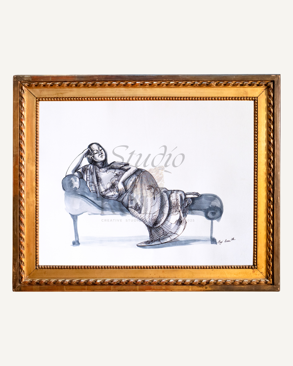 Commissioned Artwork - Ink & Pencil Portrait