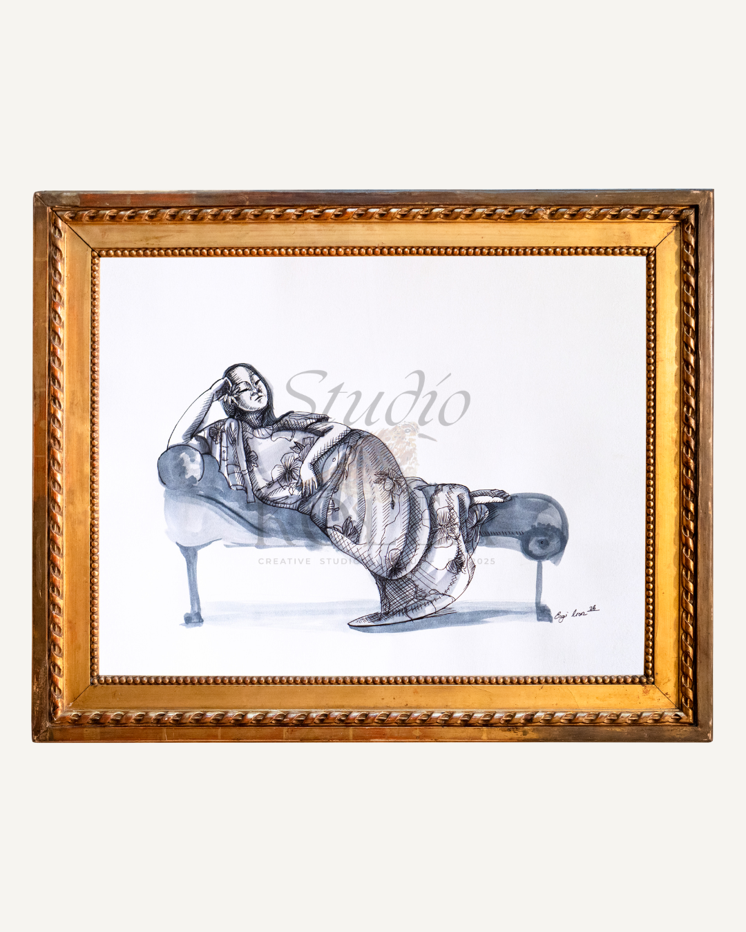 Commissioned Artwork - Ink & Pencil Portrait