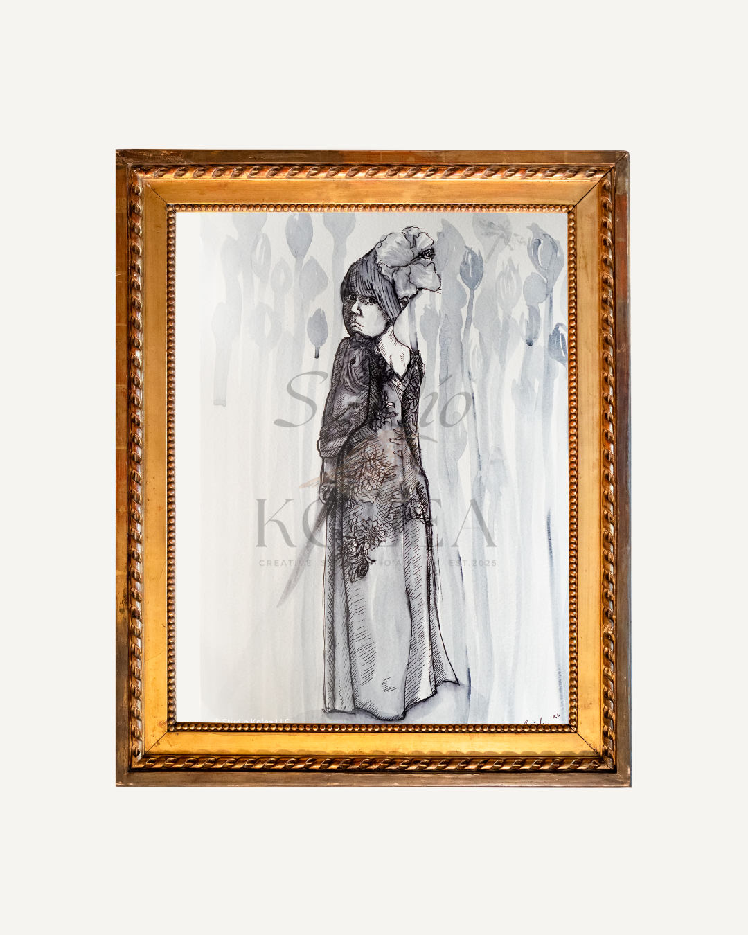 Commissioned Artwork - Ink & Pencil Portrait