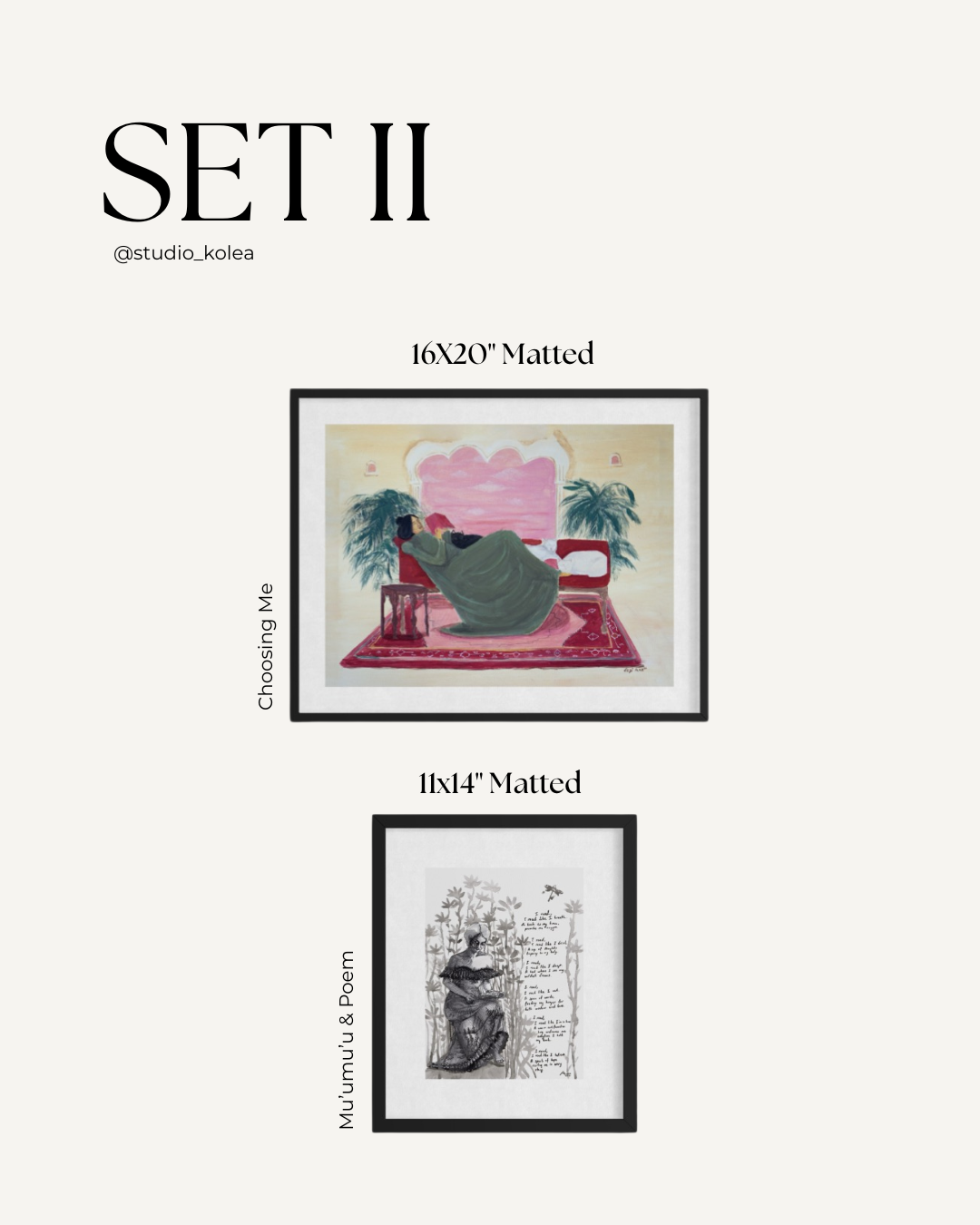 Resting in Muʻumuʻu — Print Set: Large + Medium
