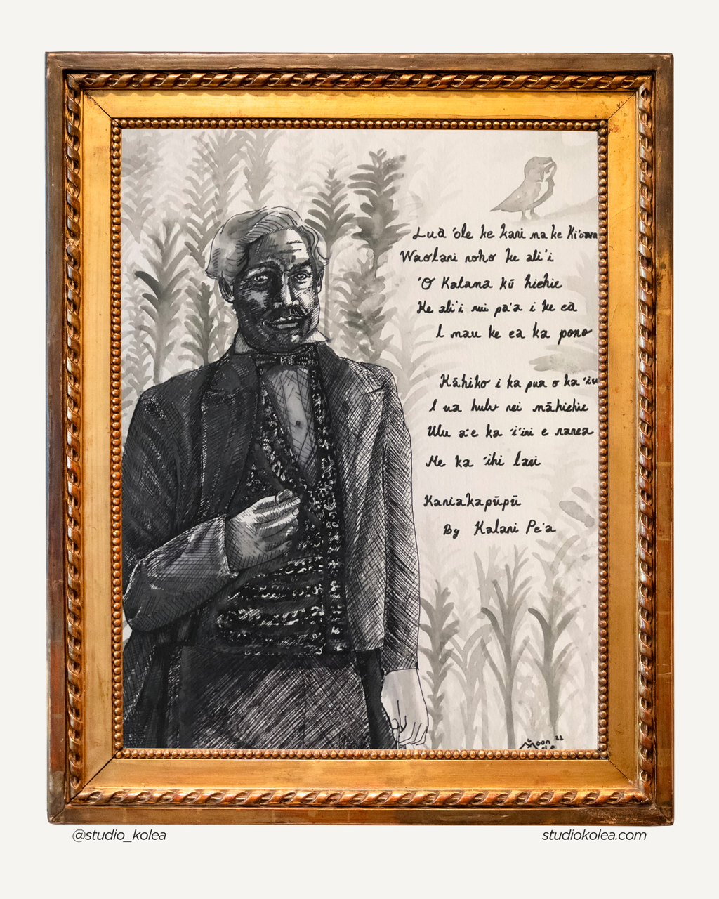 Commissioned Artwork - Ink & Pencil Portrait