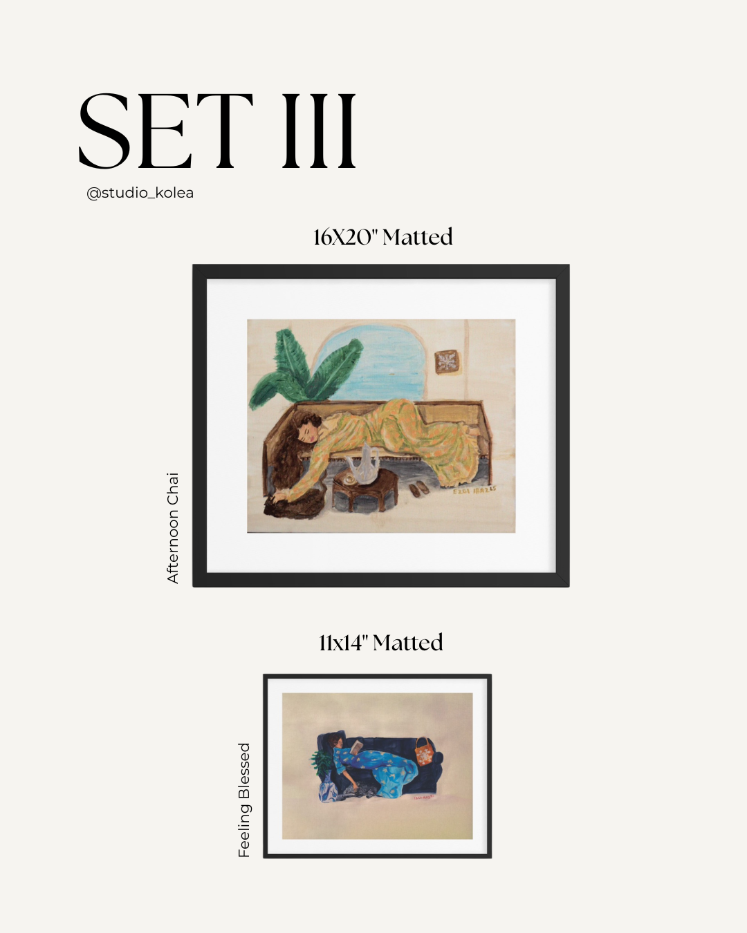 Resting in Muʻumuʻu — Print Set: Large + Medium