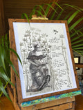 Mu‘umu‘u and a Poem (Original Painting and Poem)
